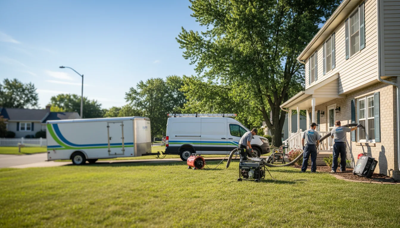 Flooded Basement Restoration And Cleanup With Repair in Little Lake, MI near me